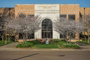 Exterior view of Roberts-LaForge Library