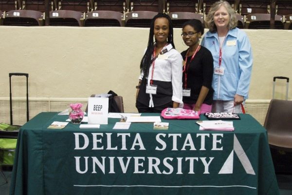 Sponsored by Mississippi Department of Health held at the Leflore County Civic Center in Greenwood, MS on June 27, 2014. Pictured: Aubreisha Hackler, Sharon Grose, and Gail Bailey.