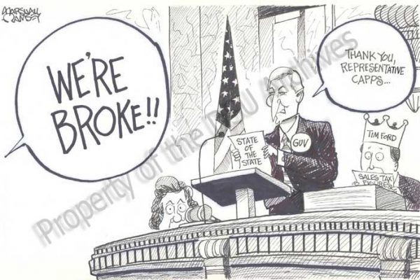Capps collection Political Cartoon