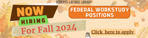 Now hiring for Fall 2024. Click the banner for more details.