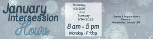 Winter Intercession Hours