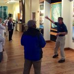 Collaboration Clinic participants learn about bird tourism at the Pascagoula River Audubon Center.