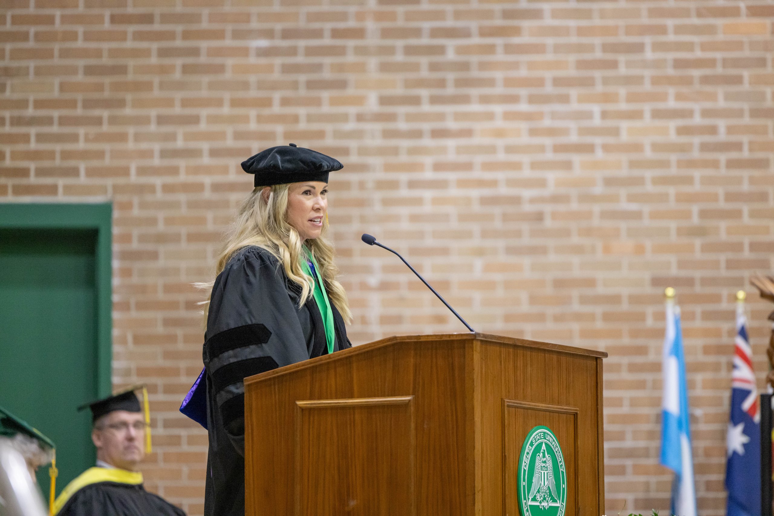 Commencement speaker Dr. Lisa Cooley delivered an inspiring message, urging the graduates to make the most of their time and opportunities.