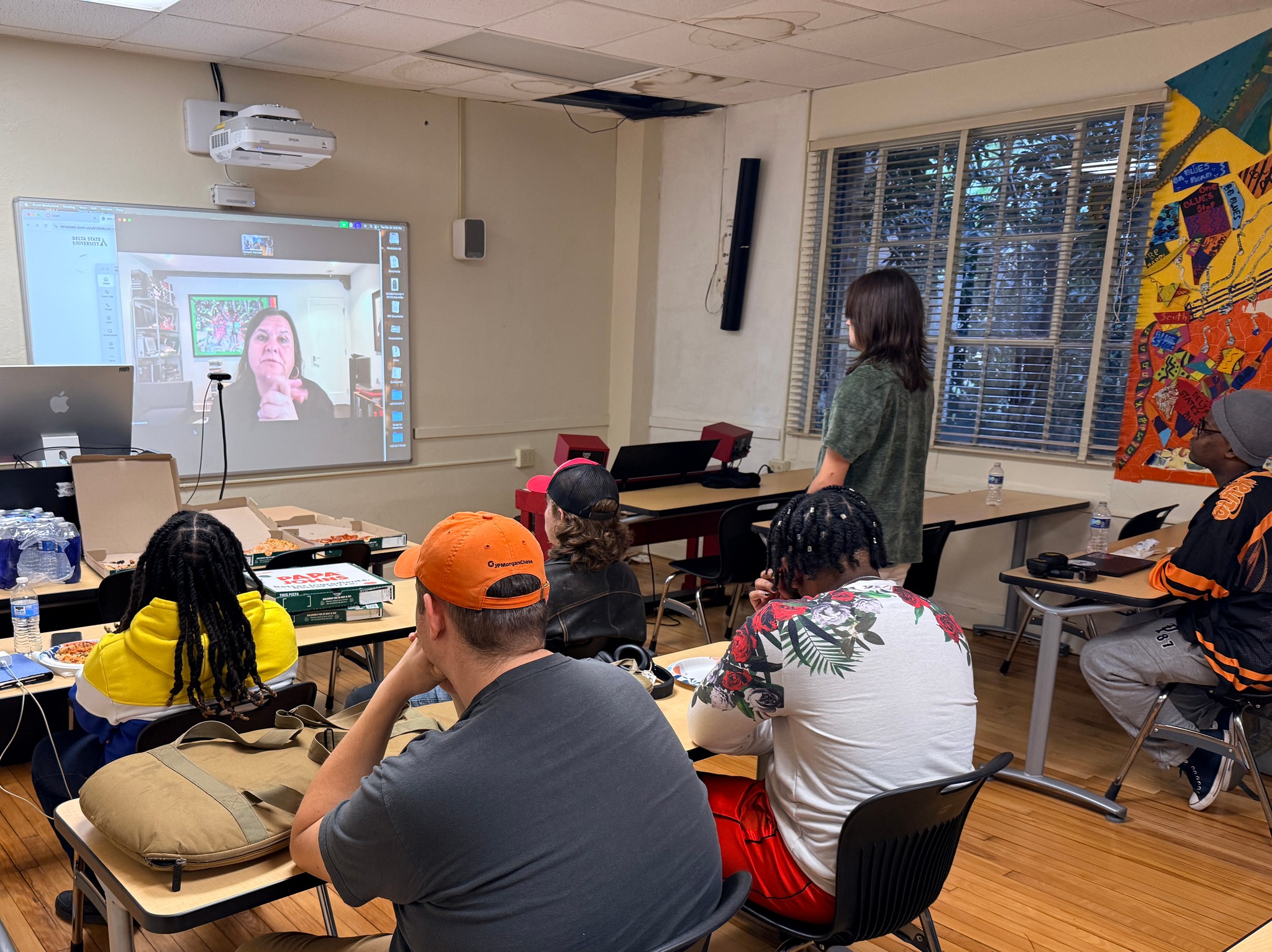 Music industry executive Livia Tortella speaks to Delta State students by video chat as part of its ongoing DMI All-Access series.