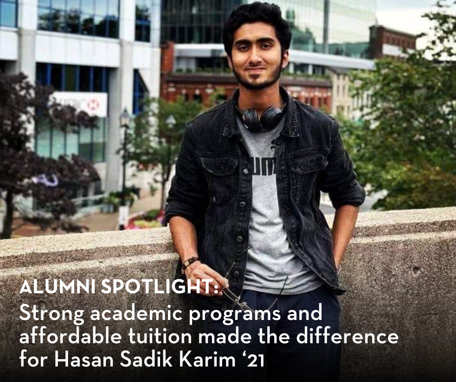 Hasin Sadik Karim Alumni post (Facebook Post)